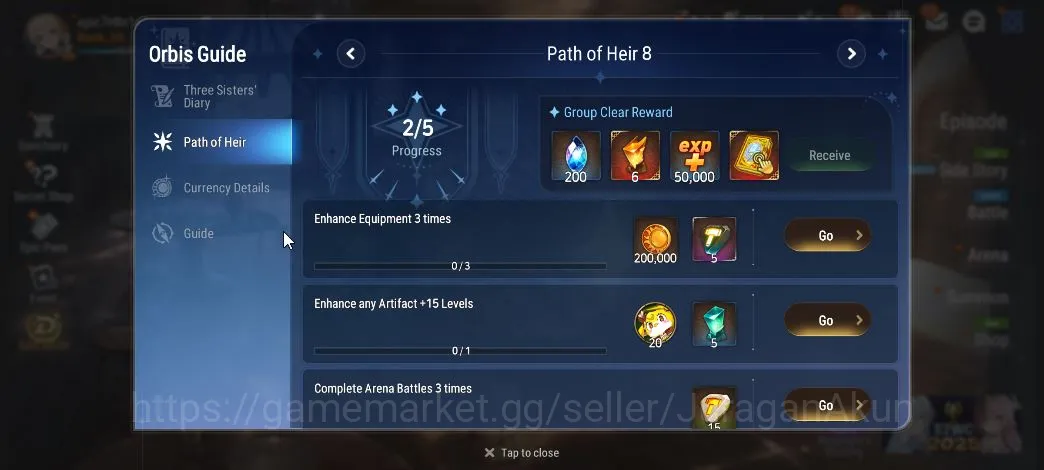 Epic Seven Accounts Starter Global Unverif| 8ML (SS Vivian, SP Politis, D Lilibet, TE Kayron, Faithless Lidica,etc) Holiday 8