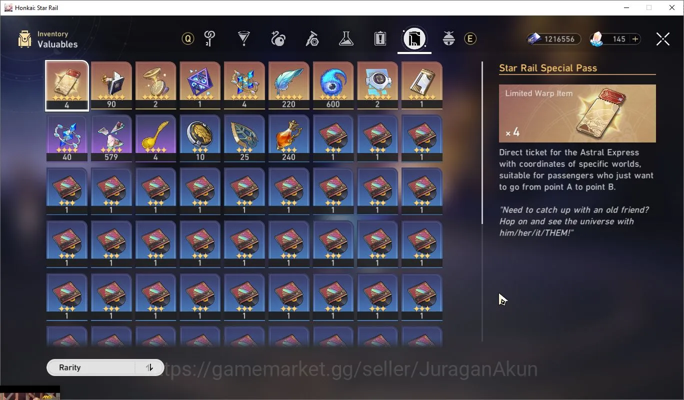 Honkai Star Rail Accounts Mid Game ASIA [TL65] 6 Limited (Anaxa)+Sign [Cerydra,The Herta,Ruan Mei,Archer,etc]|MC 6