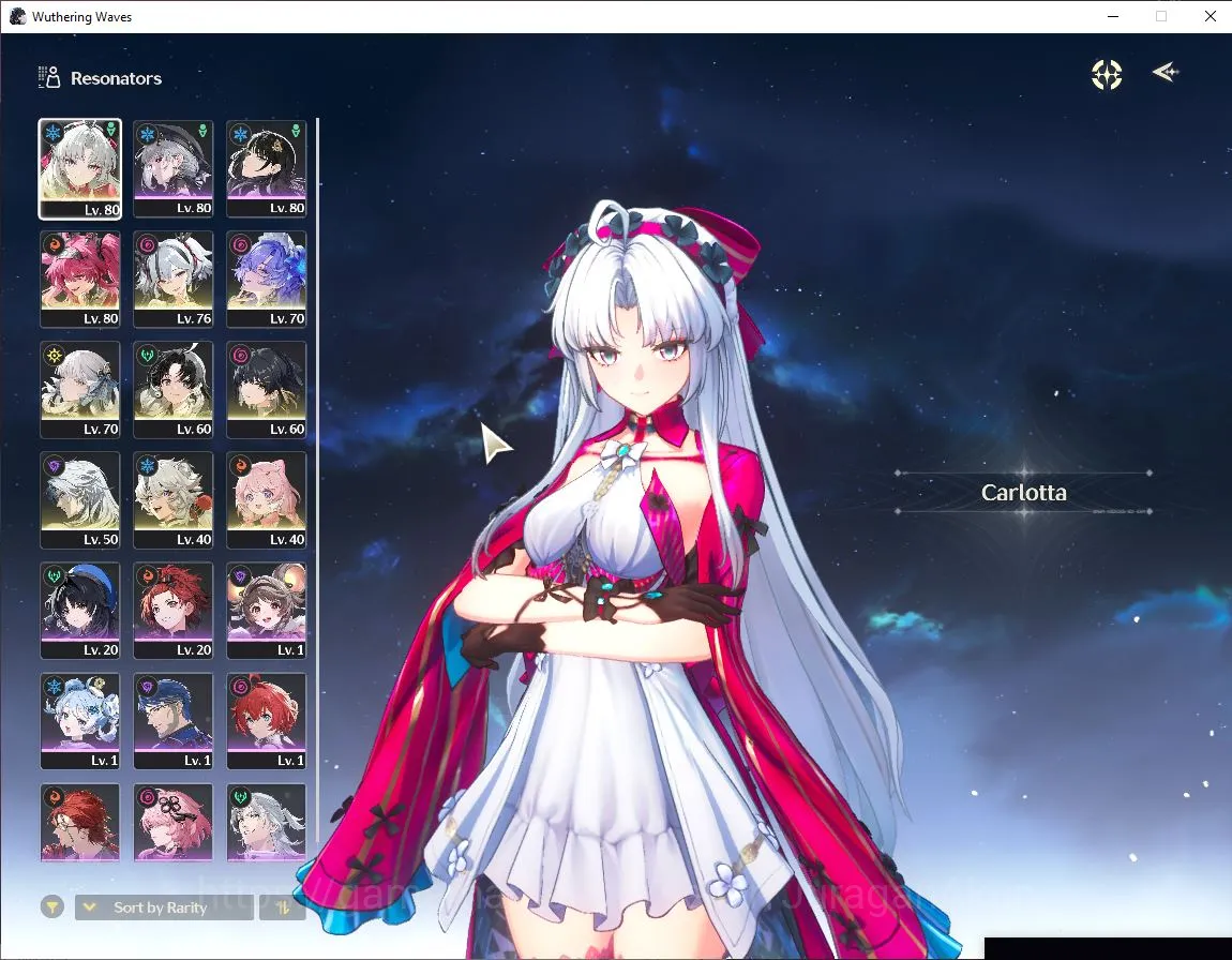 Wuthering Waves Accounts Mid-Game SEA|UL51|5 Limited[Camellya+Sign,Lupa+Sign,Carlotta,Cantarella,Jinshi]|DB Lv 24|Log 2