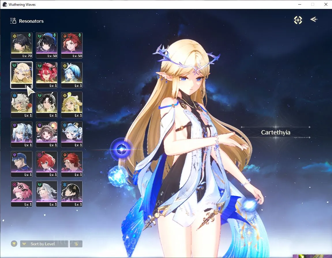 SEA |UL 48| 3 Limited |Lynae+Sign,Cartethiya+Sign,Ciaccona+Sign|DB Lv25| MC Female |Log Kuroo| Check SS (WW2211) Wuthering Waves Mid-Game SEA |UL 48| 3 Limited |Lynae+Sign,Cartethiya+Sign, image 1