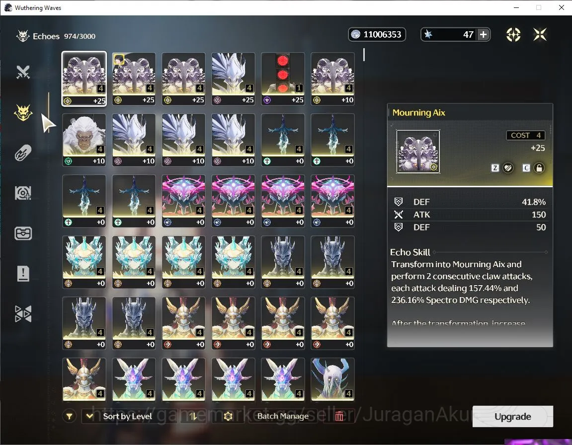 Wuthering Waves Accounts Mid-Game SEA |UL 48| 3 Limited |Lynae+Sign,Cartethiya+Sign,Ciaccona+Sign|DB Lv25| MC Female |Log 4