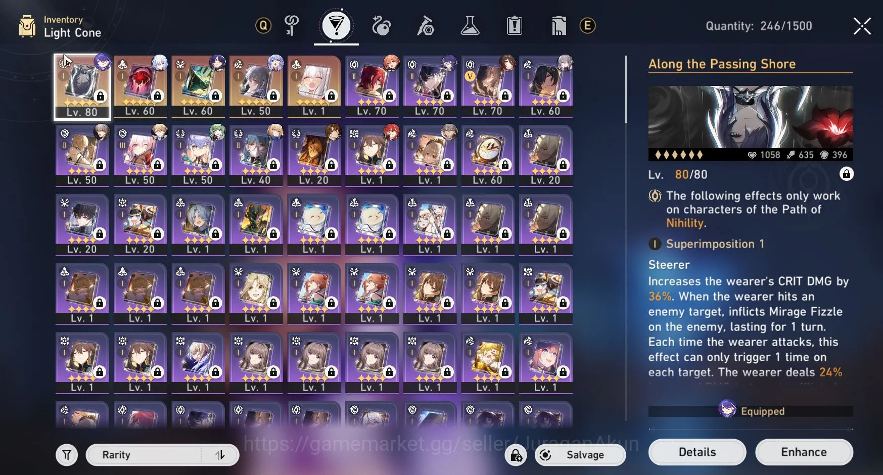 Honkai Star Rail Accounts Mid Game Asia [TL66] | Acheron+Sign, Robin, HuoHuo, Fugue, Jingliu, Dr. Ratio, and ETC | Take 3