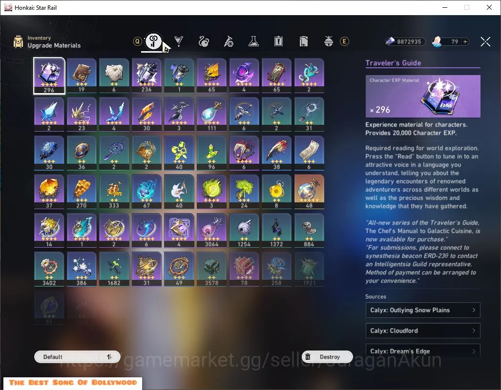 Honkai Star Rail Accounts Mid Game Asia|TL 70|11 Limited[Sunday,Cerydra,The Herta,Robin,Huohuo,Firely,Feixiao,Jing 3