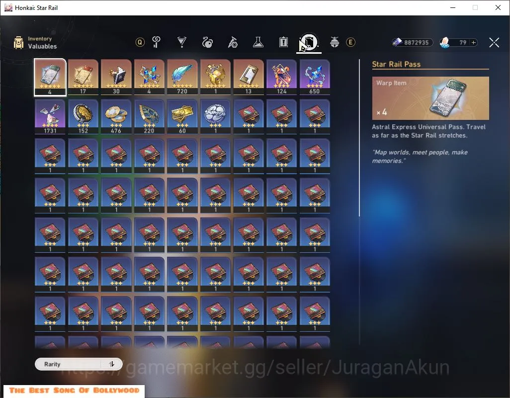 Honkai Star Rail Accounts Mid Game Asia|TL 70|11 Limited[Sunday,Cerydra,The Herta,Robin,Huohuo,Firely,Feixiao,Jing 4