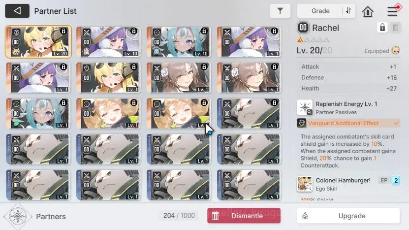 Chaos Zero Nightmare Accounts GLOBAL Lv20|4 SSR(Magna Haru Rin Veronica) 9SR(BerylM3,Cassius,Maribell,etc) 11SR