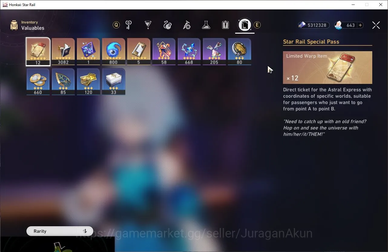Honkai Star Rail Accounts Starter ASIA|TL 62 |4 Limited |Phainon+Sign,Cerydra+Sign,Luocha,Archer| Amphoreus | MC Male| Take 4