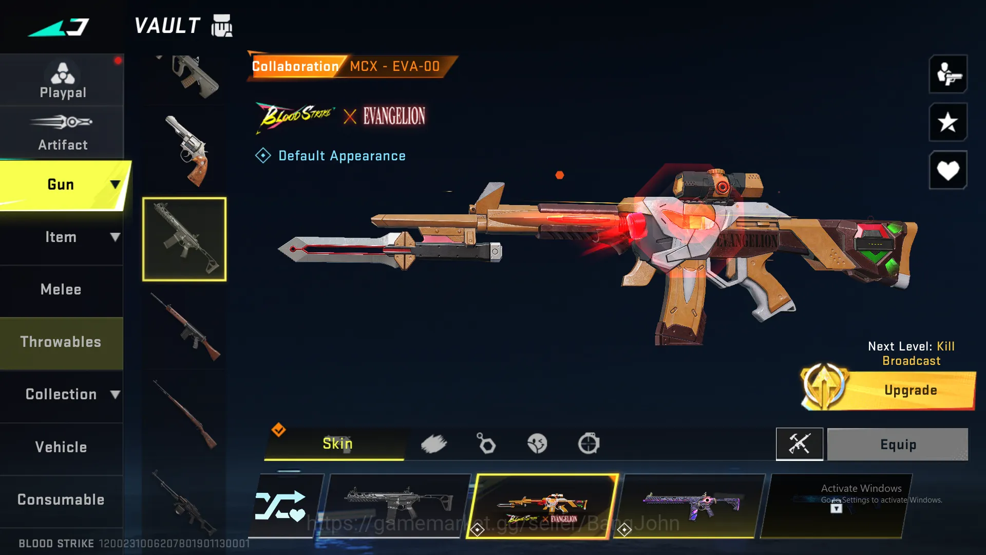 Blood Strike Accounts Others "Eternal Ethan | M4 Legend | AK47 Legend | M700 Legend |  MCX Ultra | KAR98 Legend | UMP Ultra 5