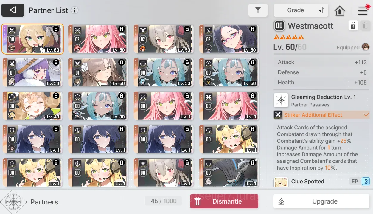 Chaos Zero Nightmare Accounts GLOBAL Lv51|OnWay EndGame|12k Crstal,16 Myth Ancho image 1