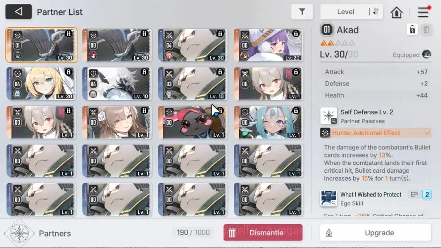 Chaos Zero Nightmare Accounts GLOBAL LV30| 4SSR(Luke Orlea Meilin Yuki )+ 9SR (LucasM3,CassiusM1,Etc 3