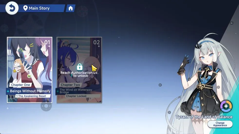 Stella Sora Accounts GLOBAL| Lv 3 | Starter | 2K SD | 4 SSR [Fressia,Gerie,Chixia,Nanoha] |1 SSR Disc, 8 SR Disc | Log 8