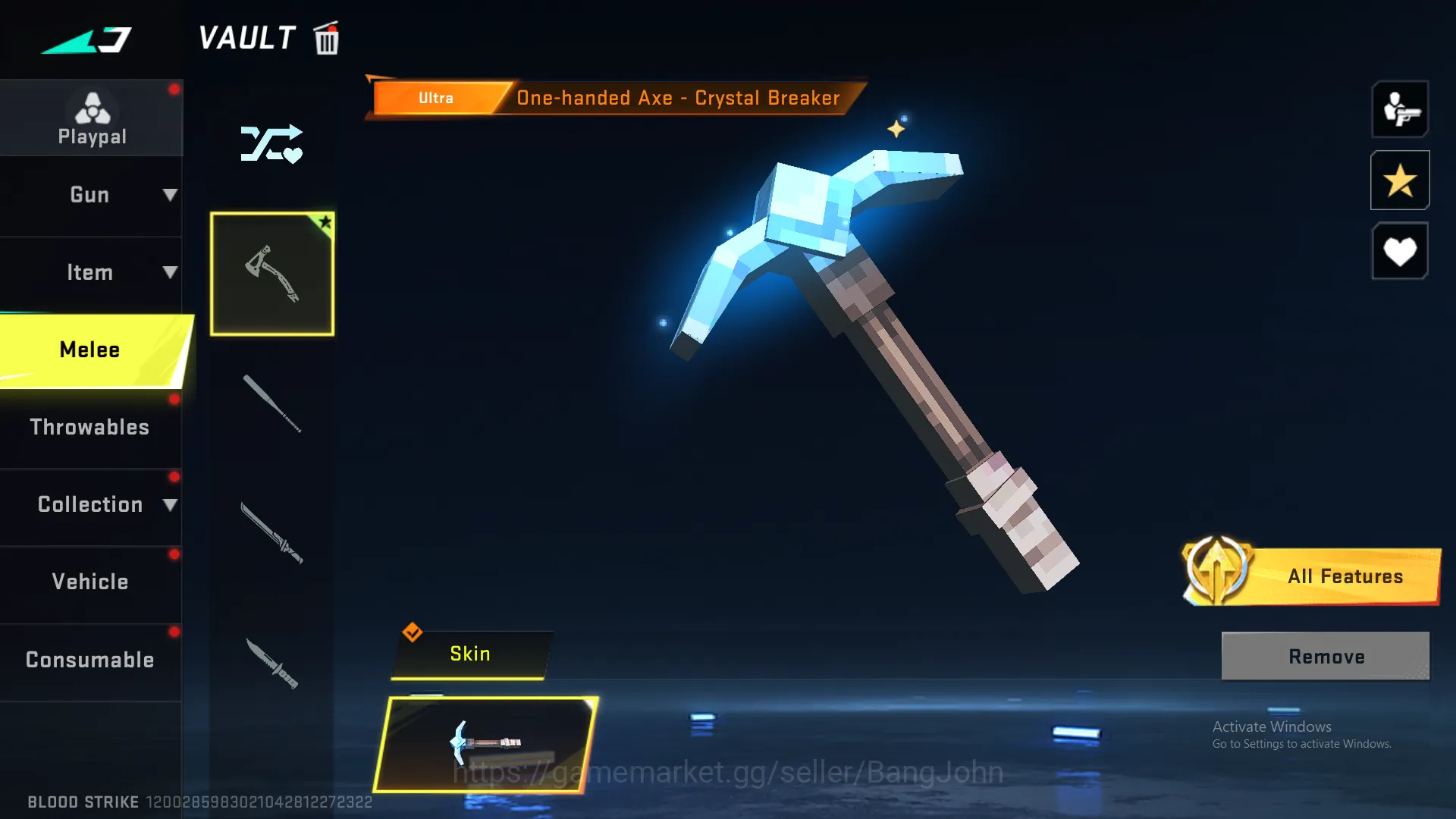 Blood Strike Accounts Ultra AXE | FREE CN ~ BS066B image 3