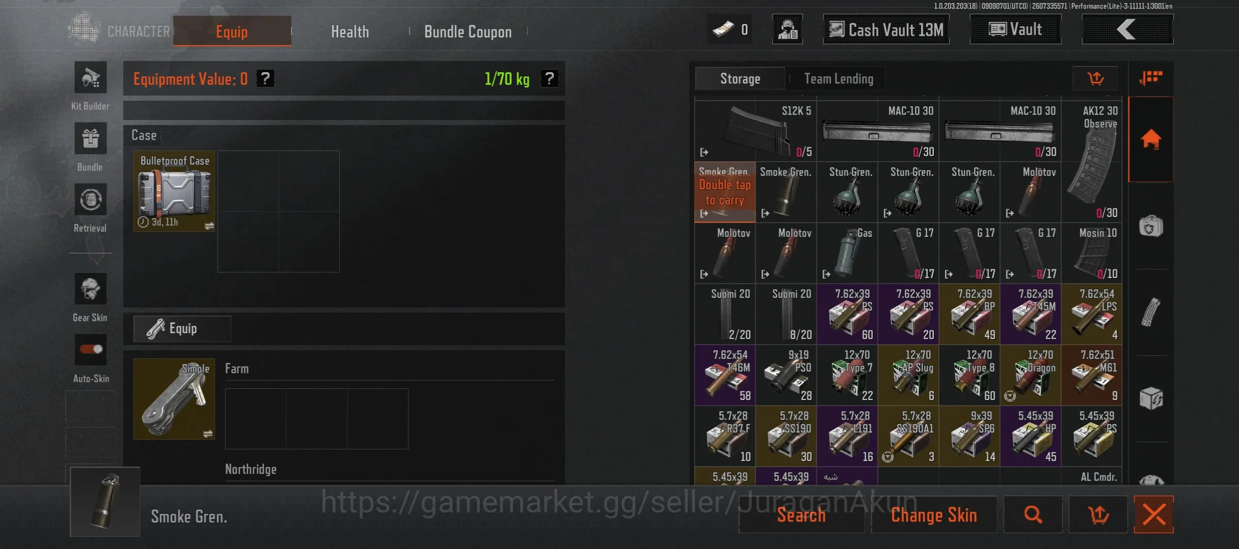 Arena Breakout Accounts Mid-Tier [MOBILE] SV 16M|KOEN 13M|Battle Machete,Fierce M4A1,Peace FAL,Squire AKS-74U,Squire 4