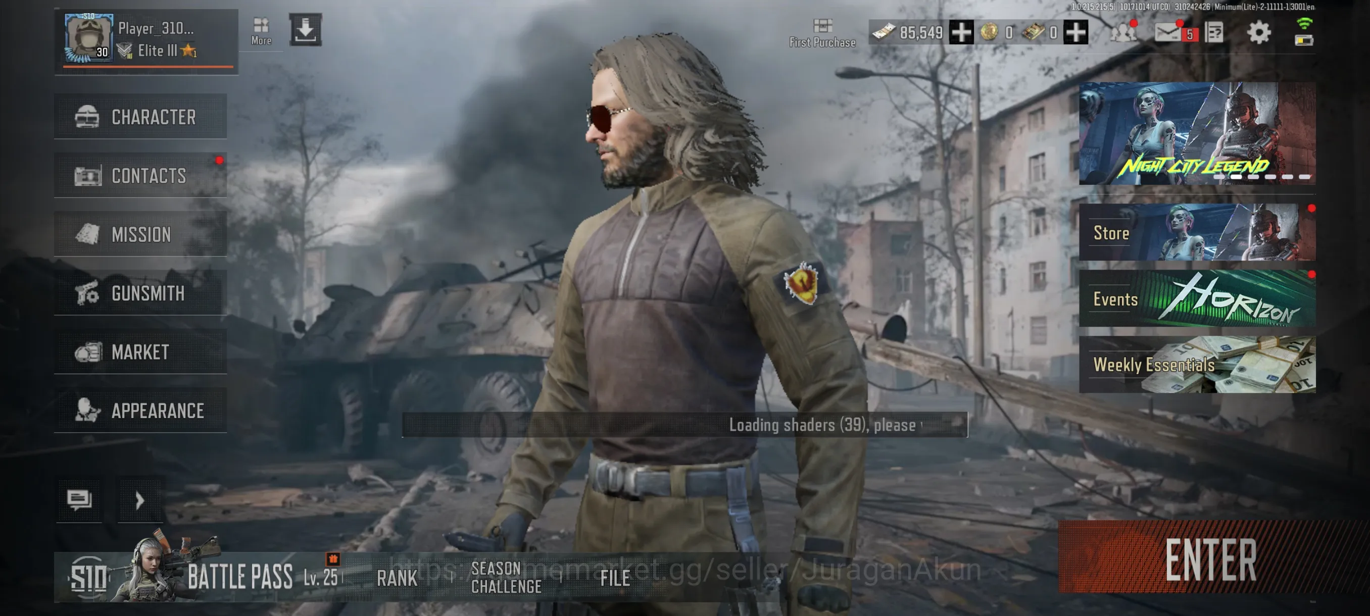 Arena Breakout Accounts Starter [MOBILE]SV 11,5M|CV 7M|Combust FAMAS,AKS74,Turq9A91,GKmosin,Viper,Etc|ManyResource|CN 3
