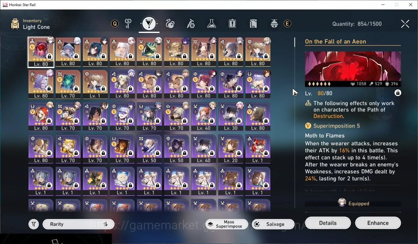 Honkai Star Rail Accounts End Game ASIA|TL 70|14 Limited|[Castorice,Kafka,Aven,The Herta,Jingliu]+Sign,Feixiao,Robin,Etc|MC 2