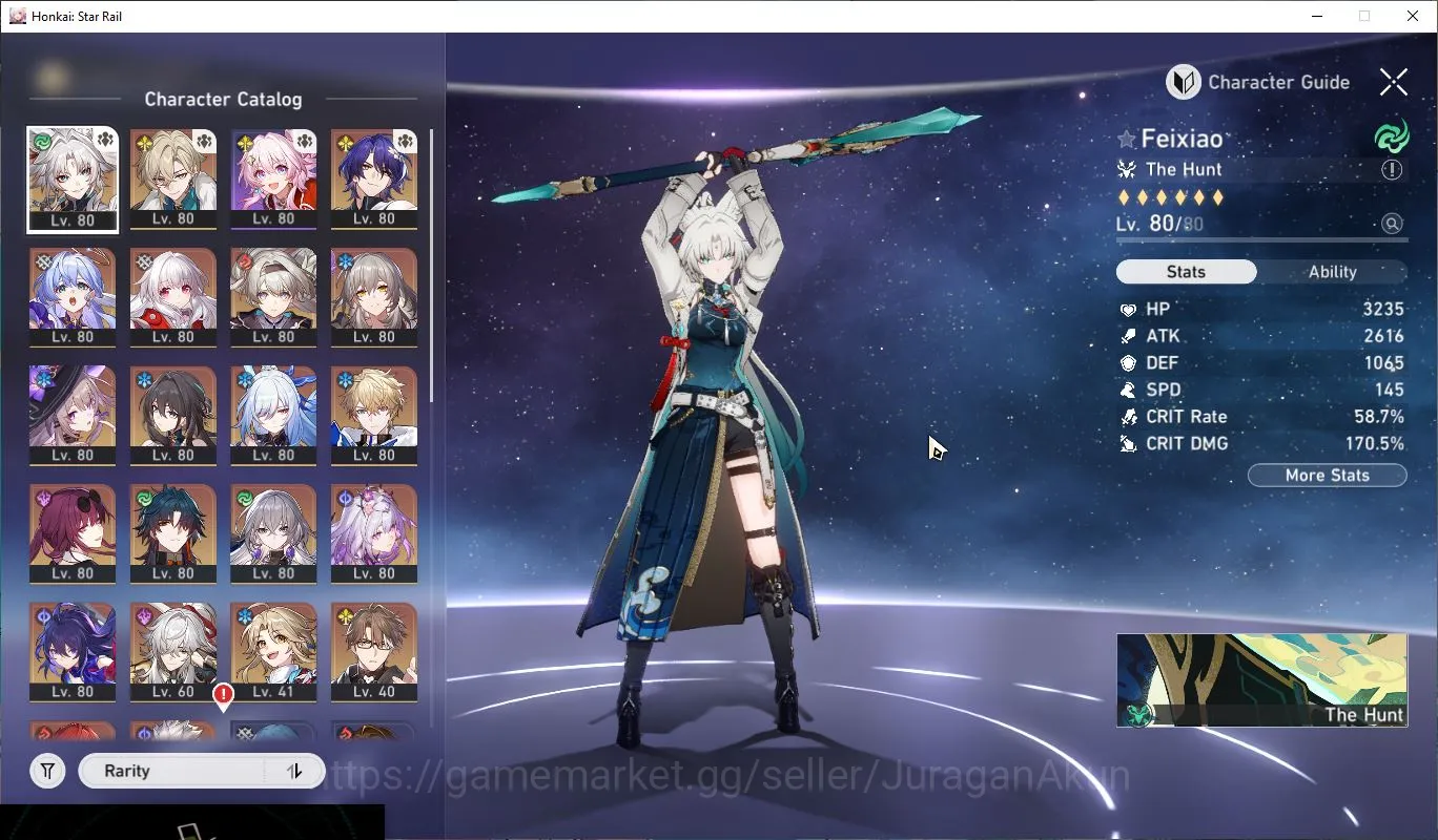 Honkai Star Rail Accounts End Game ASIA|TL 70|14 Limited|[Castorice,Kafka,Aven,The Herta,Jingliu]+Sign,Feixiao,Robin,Etc|MC 4