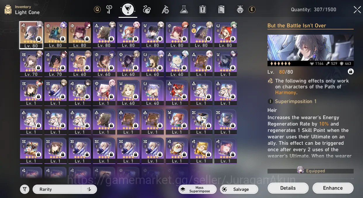 Honkai Star Rail Accounts Mid Game ASIA [TL69] 12 Limited + 1 Sign 3