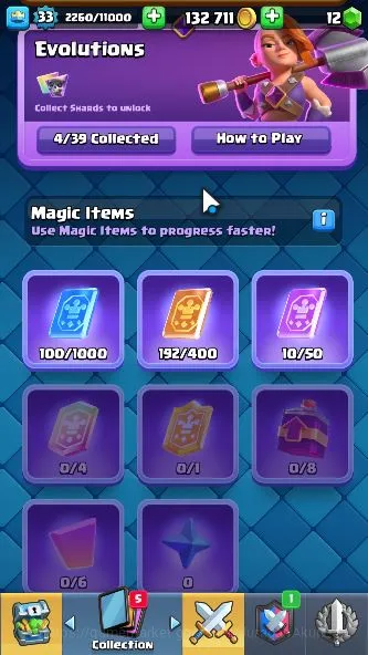 Clash Royale Accounts Starter Lvl 33|Trophy 7072|Limited Skin|KTL 11|Card 115|4 EVO,5 Champ,18 Legendary,33 Epic,30 Rare,29 4
