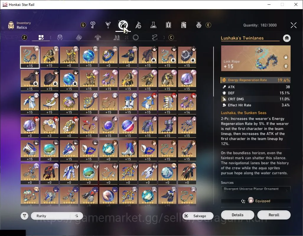 Honkai Star Rail Accounts ASIA|TL 68|8 Limited|[Phainon,Saber,Archer]+Sign,E image 7
