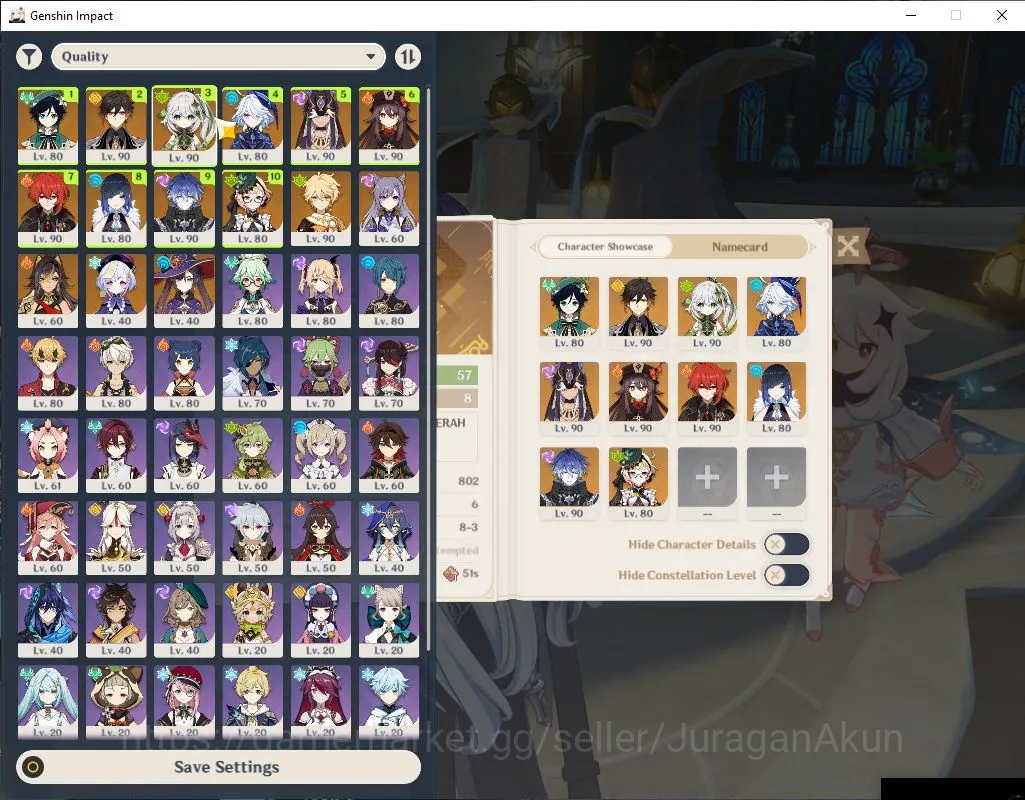 Genshin Impact Accounts ASIA|AR 57|9 Limited +7[5 Star Weapon]|[(Hu Tao C1 image 3
