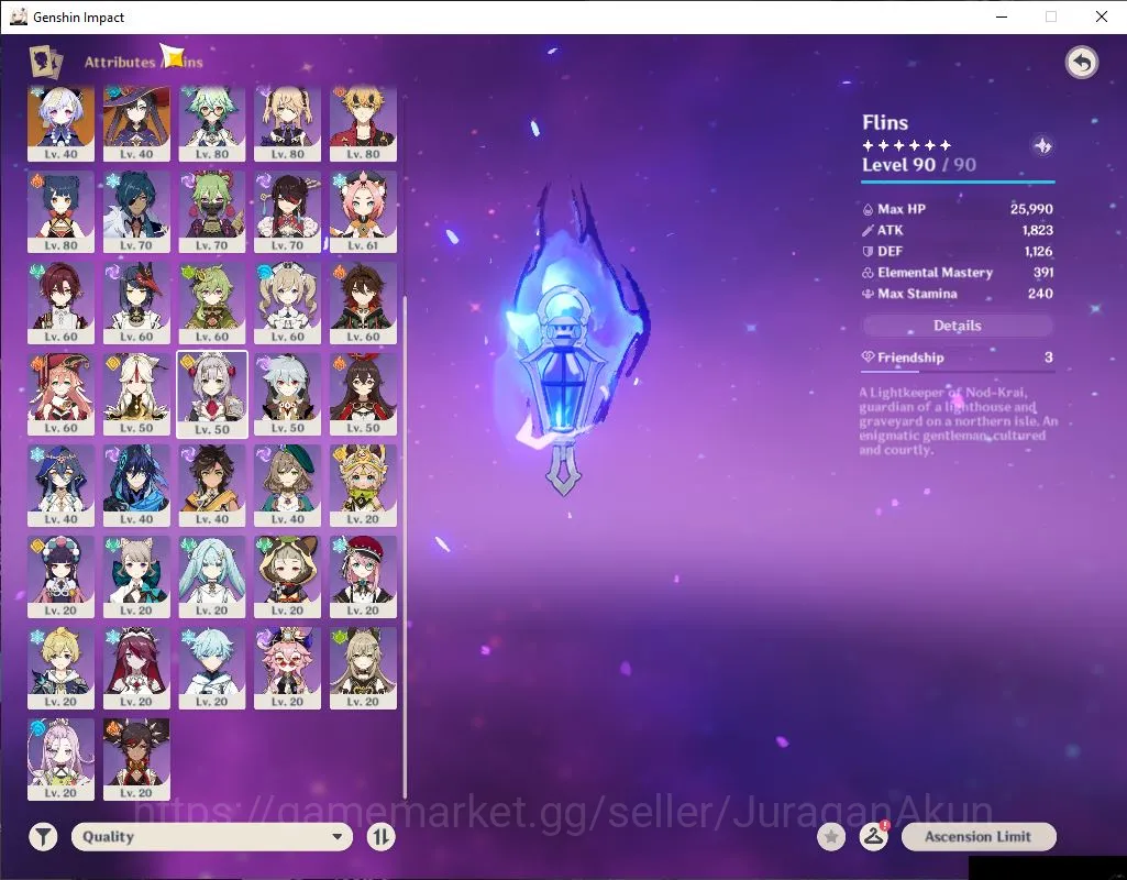 Genshin Impact Accounts ASIA|AR 57|9 Limited +7[5 Star Weapon]|[(Hu Tao C1 image 4