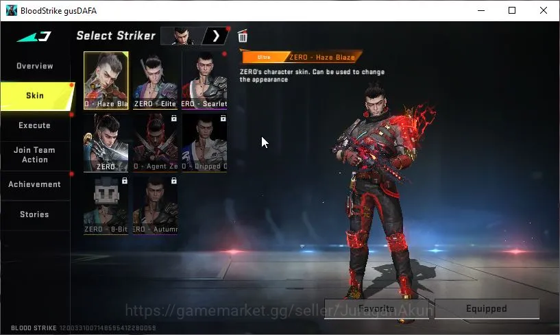 Blood Strike Accounts Asia|Eternal Scar-Dominator|2 Ultra Zero-HazeBlaze image 3
