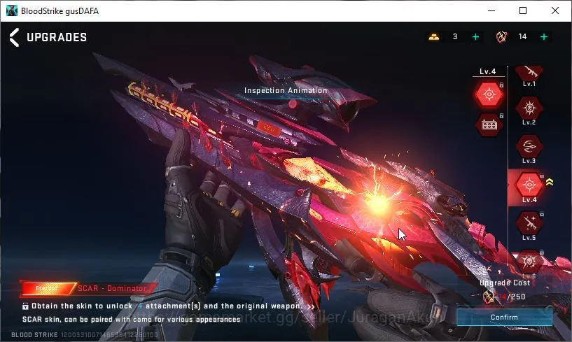Blood Strike Accounts Asia|Eternal Scar-Dominator|2 Ultra Zero-HazeBlaze image 5