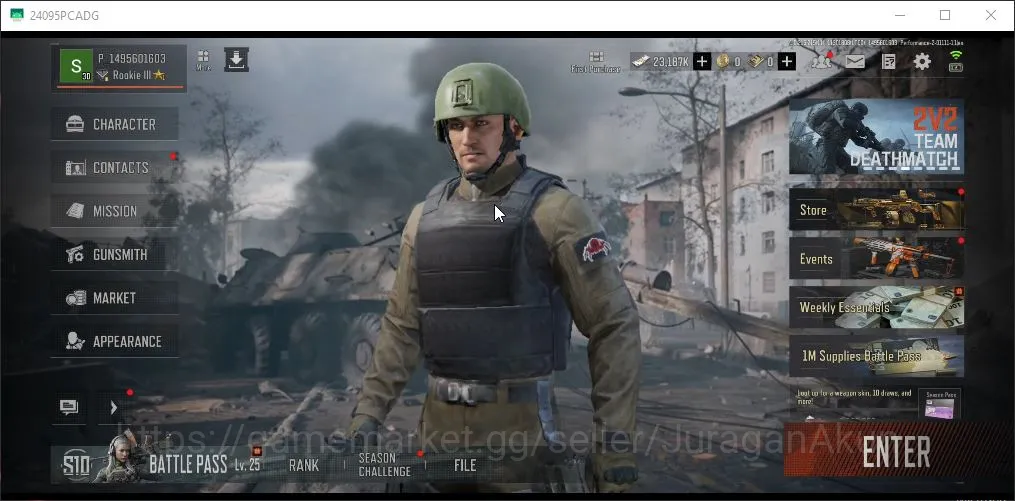 Arena Breakout Mid-Tier [MOBILE]|SV 24M|CV 23M|Ready Raid| Fierce-M4A1 Pri image 1