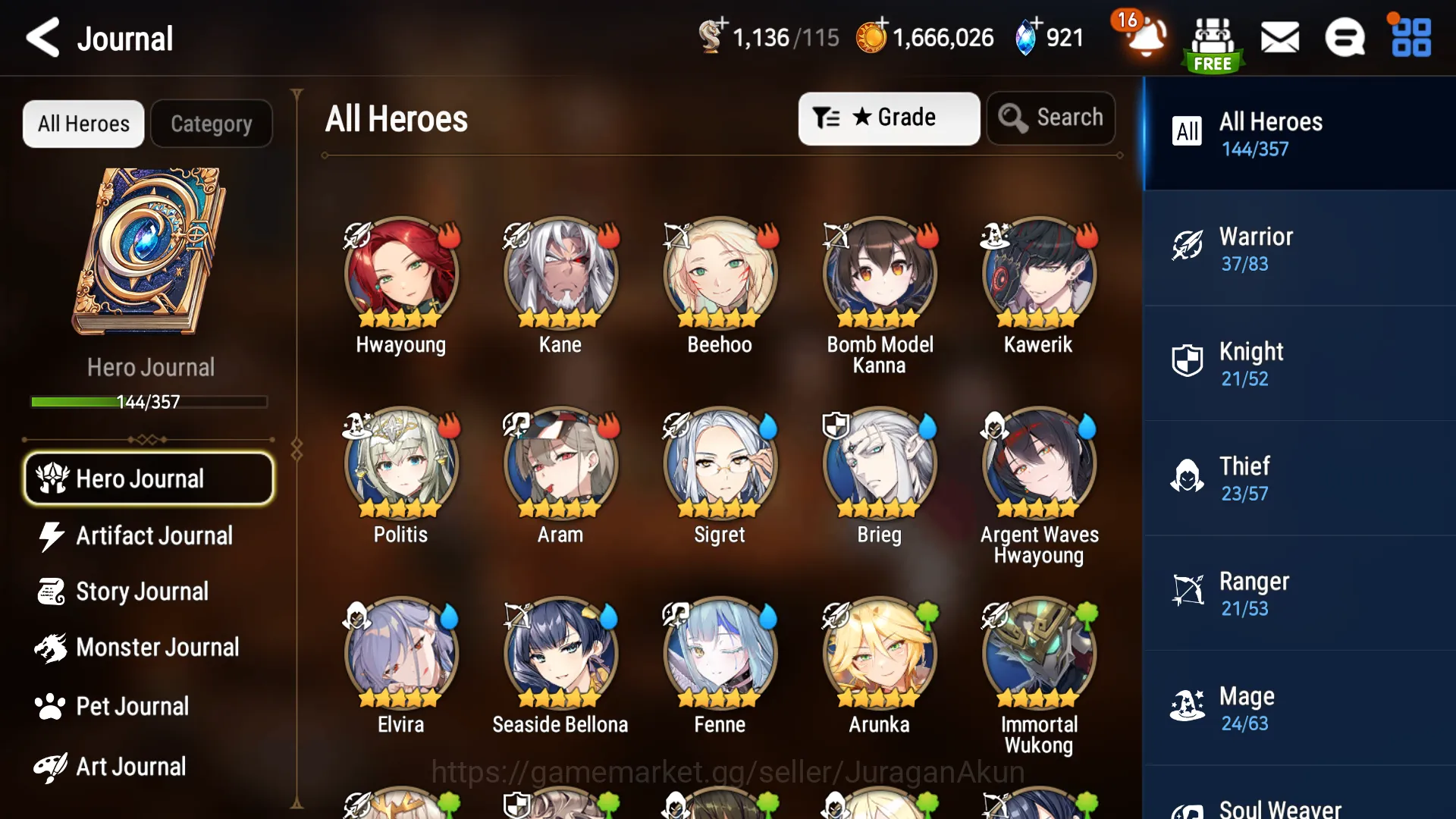 Epic Seven Accounts Mid-Tier Asia Unverif|9ML(Har 2