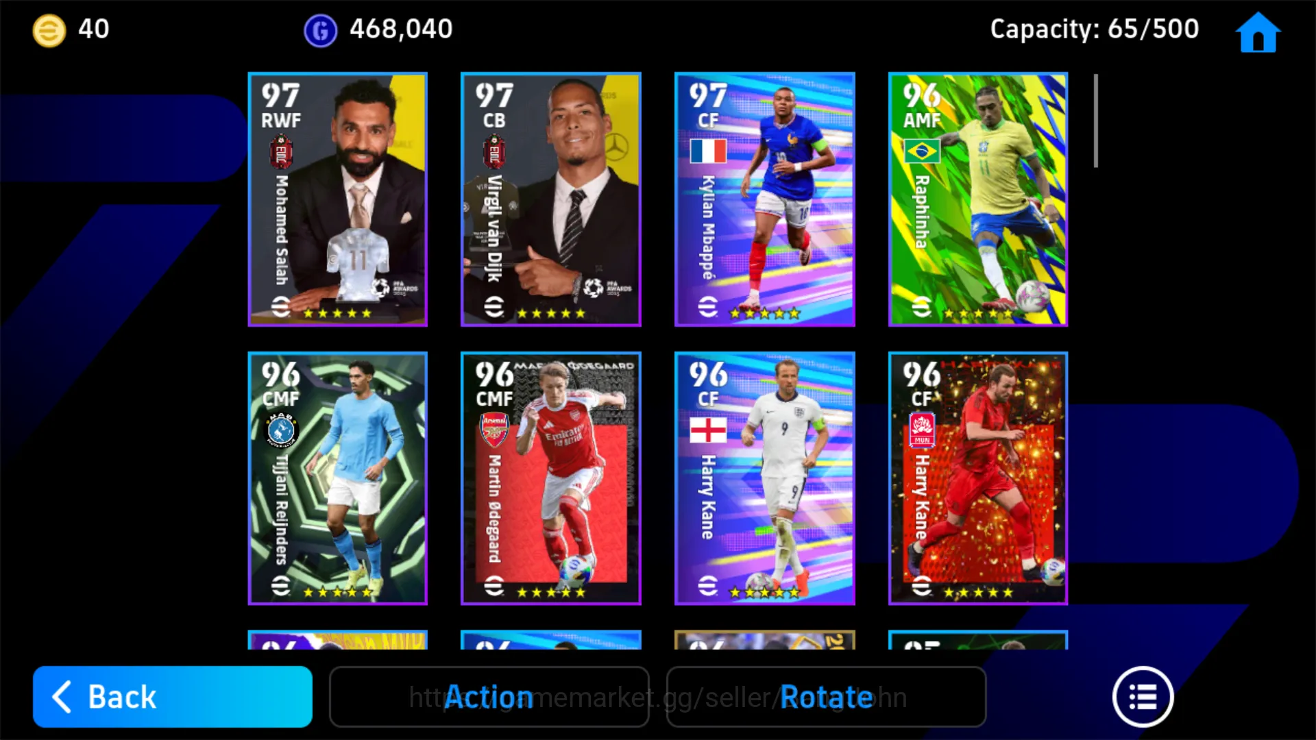 eFootball Accounts Others EFB209B		 Power 3172 | Andy Cole Epic DB | Rui Costa Epic DB | Michael Olise | Iker Casillas Epic 5