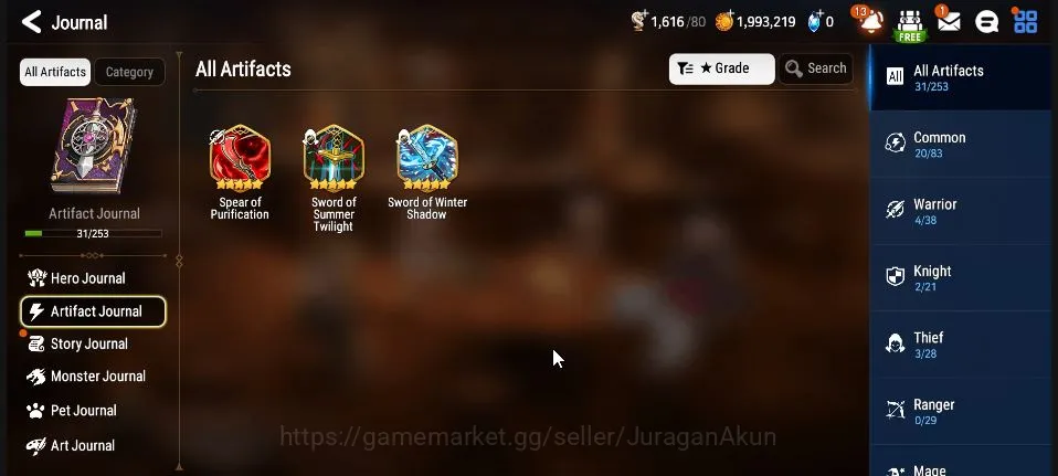 Epic Seven Accounts Mid-Tier Global Unverif| 3ML | Har setti, Solitaria of the Snow, Dragon Bride Senya 5