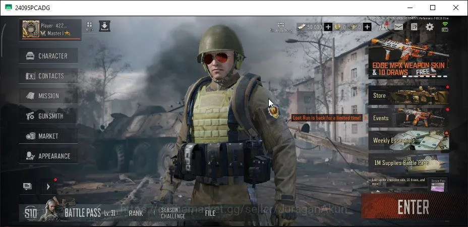 Arena Breakout Accounts High-End [MOBILE] Lvl30|SV 21M|CV 12M|Cascade-AKS74 Splash-AR57 Combust-SJ16 7 Yellow|Gear Skin|CN 6