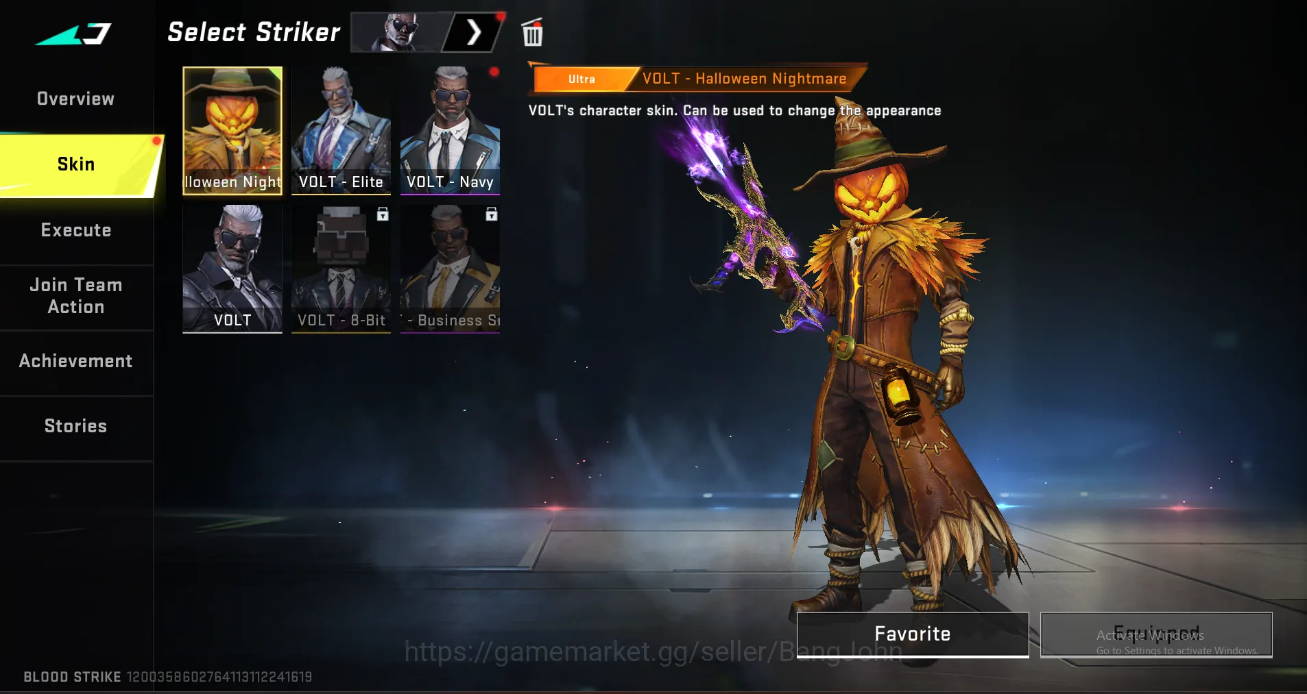 Blood Strike Accounts Others "Eternal Zero | Eternal Vector (level 4) | Eternal KAG Dynamite | Eternal Spear | Eternal M700 8