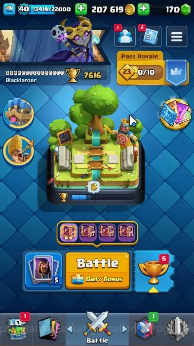 Clash Royale Midgame Lvl 40|Trophy 7616|8Years ACC|Limited Skin|KTL 13| image 1