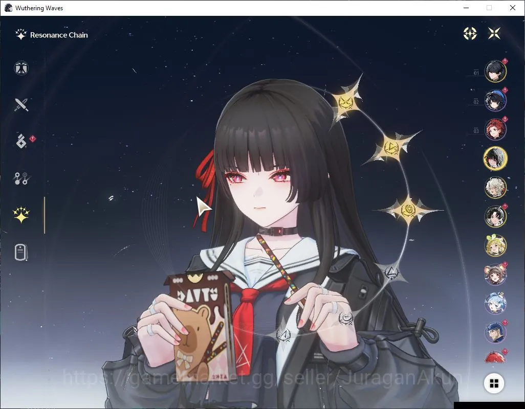 Wuthering Waves Accounts Starter NA|UL 41|1 Limited Chisa RC3 + Sign | 3 Std [Verina,Lingyang,Jianxin] | DB 25 |MC Male|Log 4