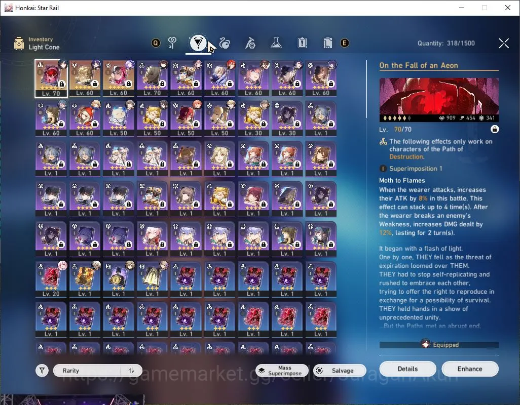 Honkai Star Rail Accounts Mid Game ASIA |TL 60|5 Limited|Black Swan,The Herta,Dr Ratio,Archer,Ruan Mei|MC Male|Penacony|Take 3