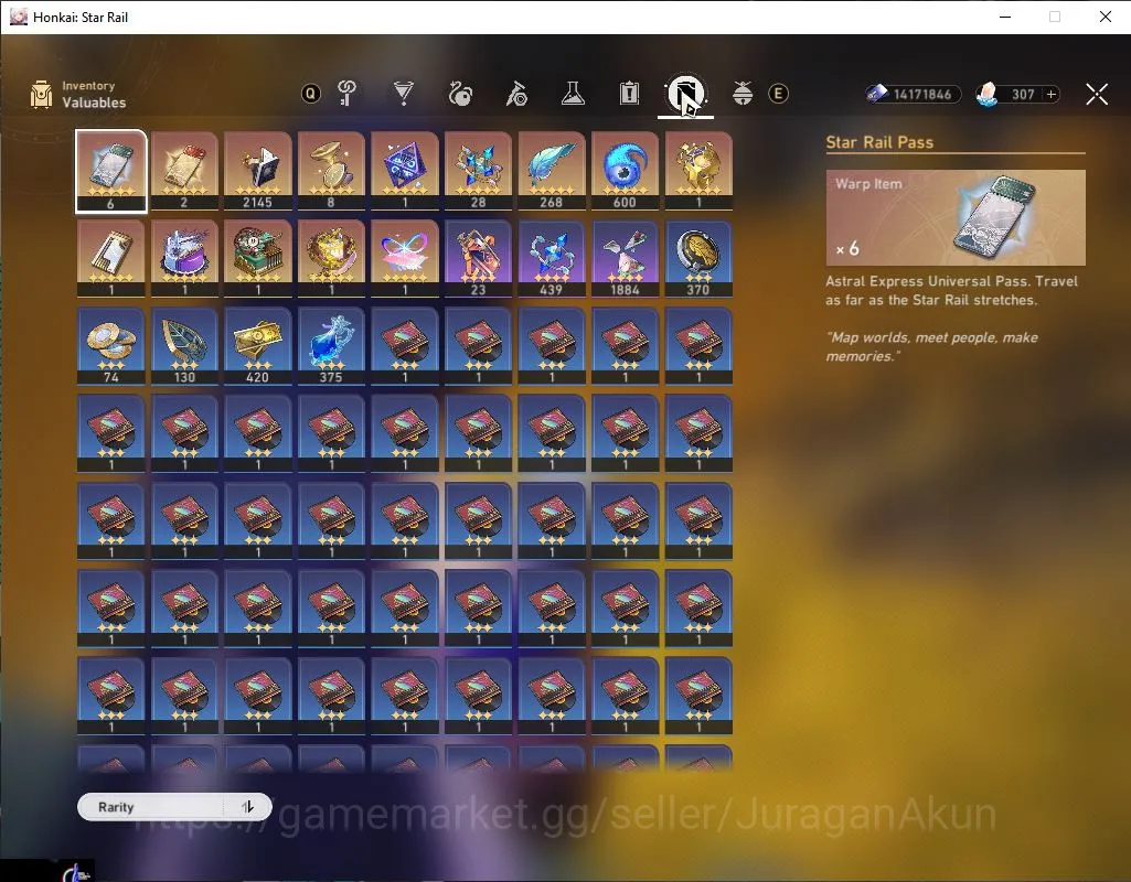 Honkai Star Rail Accounts End Game Asia|TL 70|DOT Team|12 limited|[Acheron 4