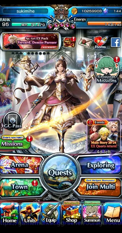 Grand Summoners Mid-Game [GLOBAL] Rank 95| 15 Ascend (ShirouTW,Isliid2TW,Be image 1