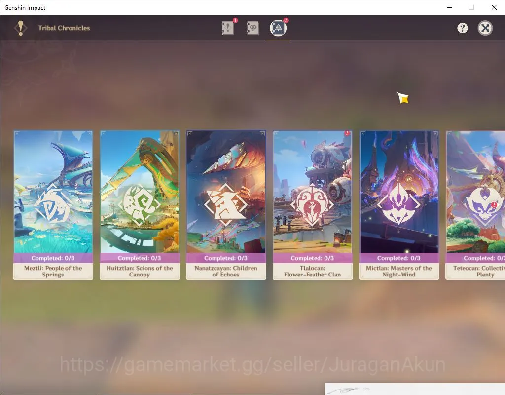 Genshin Impact Accounts Mid Game ASIA|AR 55| 4 Limited+1 [5* Weapon]|Alhaitam,Xilonen,Yelan,Mavuika|MC Male|Take Email|Check 11