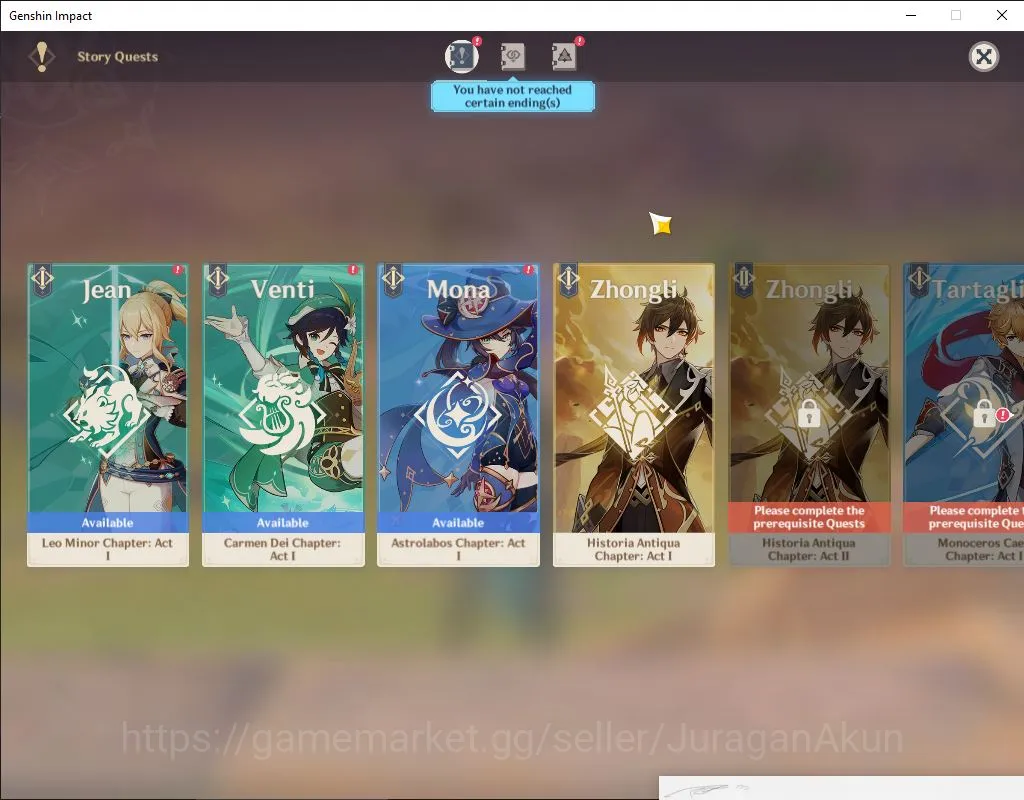 Genshin Impact Accounts Mid Game ASIA|AR 55| 4 Limited+1 [5* Weapon]|Alhaitam,Xilonen,Yelan,Mavuika|MC Male|Take Email|Check 9