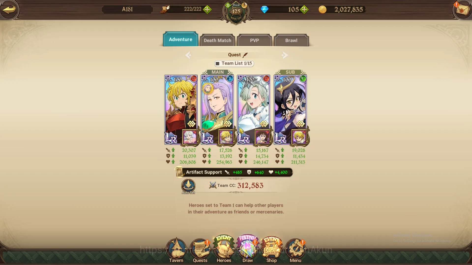 The Seven Deadly Sins: Grand Cross Accounts Endgame Asia|6M CC| 4 LR + 10 UR + Many 5
