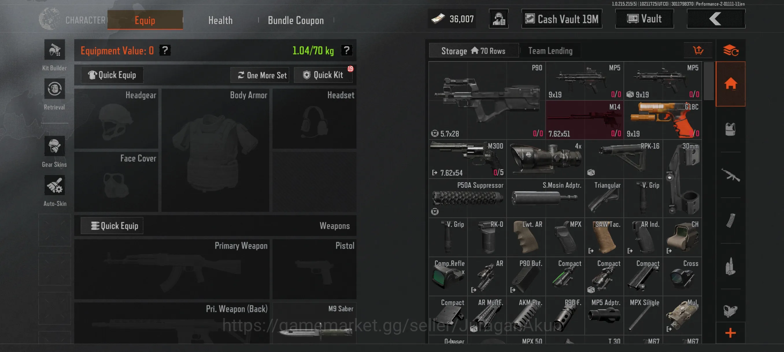 Arena Breakout Accounts [MOBILE]SV 22M|CV 19M|PeaceFAL,DDT03,AF MP5,GraveM image 3