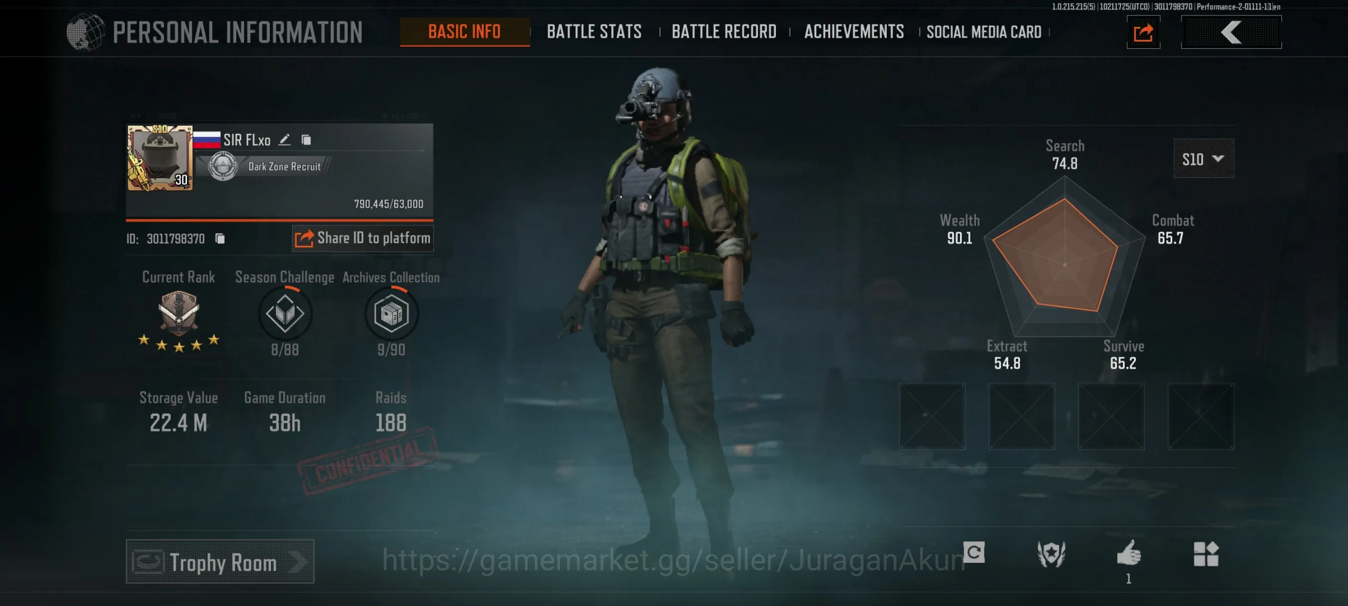 Arena Breakout Accounts [MOBILE]SV 22M|CV 19M|PeaceFAL,DDT03,AF MP5,GraveM image 5
