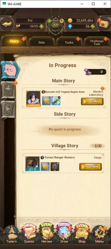 The Seven Deadly Sins: Grand Cross Accounts Midgame Asia |1,1M CC|4 UR + Collab TOG| Elimeli, DKM, Thor, Gowther |Code Only 2