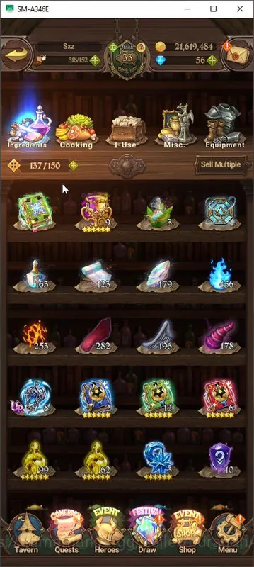 The Seven Deadly Sins: Grand Cross Accounts Midgame Asia |1,1M CC|4 UR + Collab TOG| Elimeli, DKM, Thor, Gowther |Code Only 5