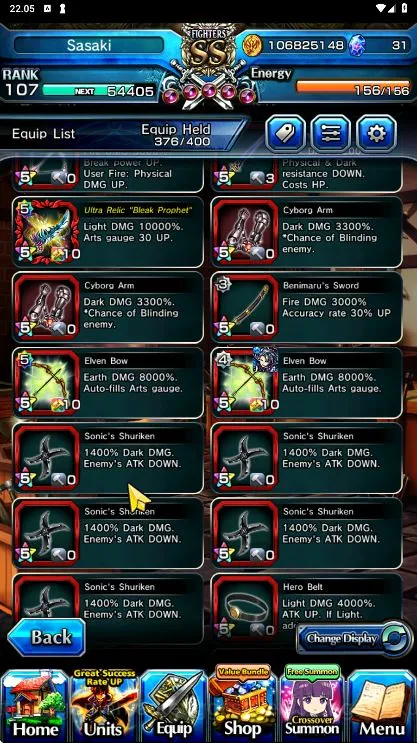 Grand Summoners Accounts [GLOBAL] Rank 107 | 11 Ascend Ainz TW, Miyu TW, ll image 5