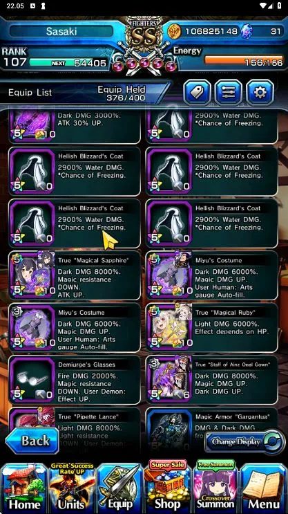 Grand Summoners Accounts [GLOBAL] Rank 107 | 11 Ascend Ainz TW, Miyu TW, ll image 6
