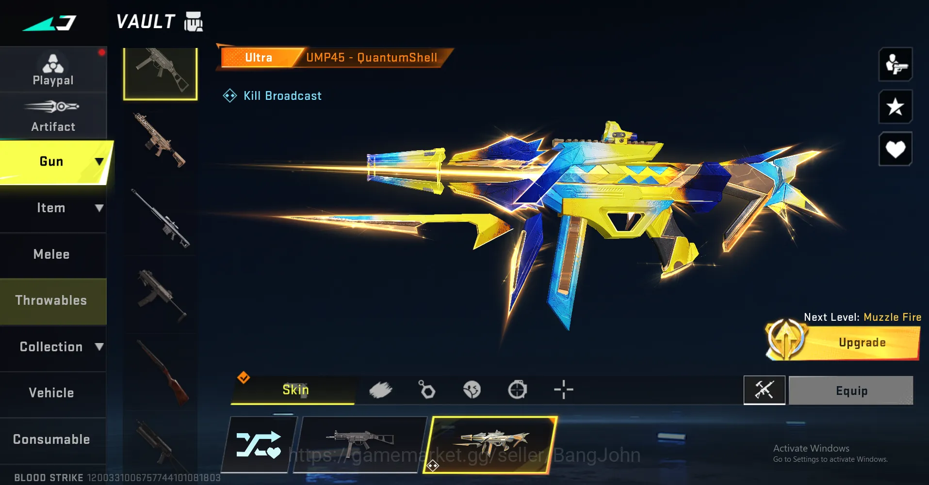 Blood Strike Accounts MP5 Ultra (Langka) | UMP Ultra | M700 Legend | Cha image 6