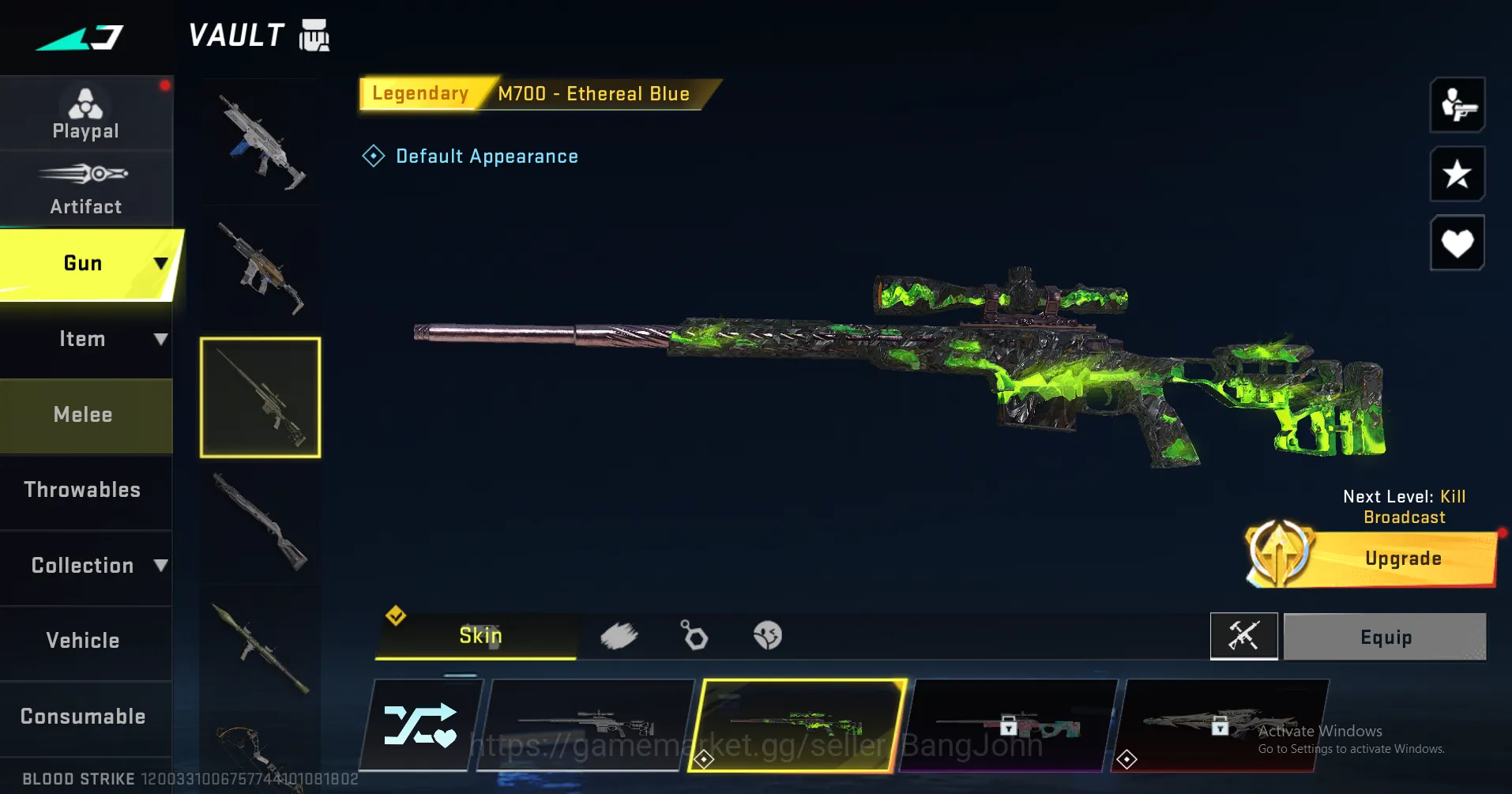 Blood Strike Accounts MP5 Ultra (Langka) | UMP Ultra | M700 Legend | Cha image 7