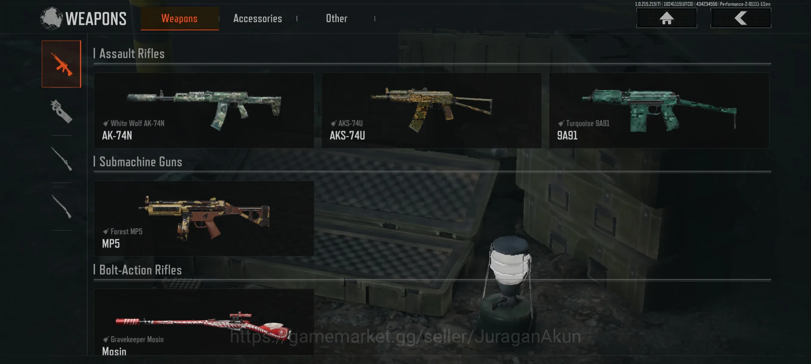 Arena Breakout Accounts Mid-Tier [MOBILE] SV 13,7M | CV 12M |WhiteWolf AK74N,AKS74,Turqois 9A91,Grave Mosin|Many 2
