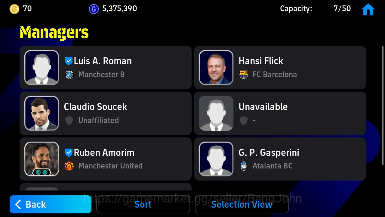 eFootball Accounts power 3158 | giroud epic db sneidjer epic db omar  image 3